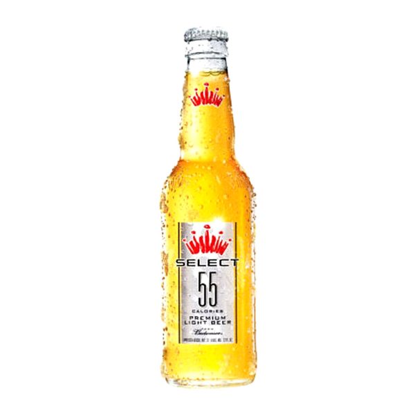 Budweiser Select 55 Premium Light 6x 12oz Bottles
